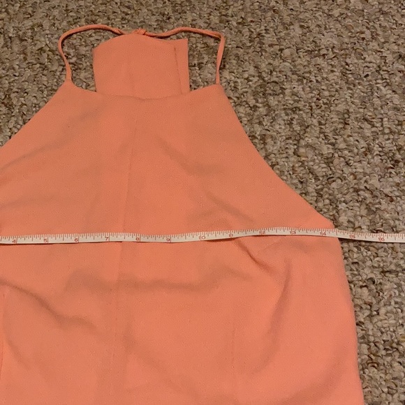 Like new Peach love California peach pink romper - Picture 3 of 13